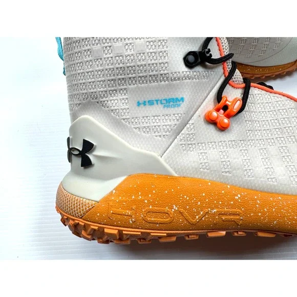 Under Armour HOVR Dawn 2.0 Boots Men's 13 NWOB Storm Waterproof Lace Up Orange